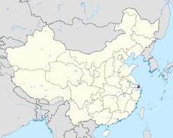 Location of Shanghai Municipality in China