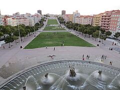 Instituto Superior Técnico, at the top, which belongs to the University of Lisbon, is based on the Alameda D. Afonso Henriques.