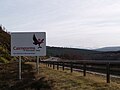 Cairngorms National Park entrance sign