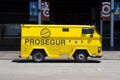 Prosegur armored truck in Barcelona.
