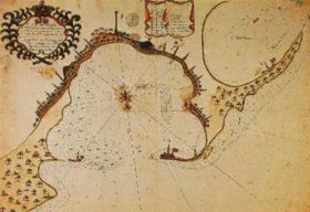 Ancient map of Alexandria