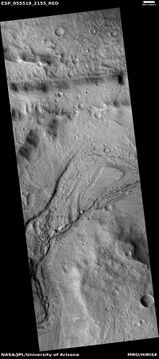 Channels, as seen by HiRISE under HiWish program