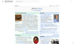 A screenshot of Wikipedia on a computer screen