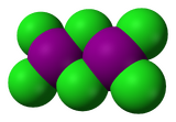 Space-filling model of the dimer