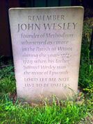 "Remember John Wesley", Wroot, near Epworth