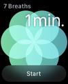 Breathe app in watchOS 7