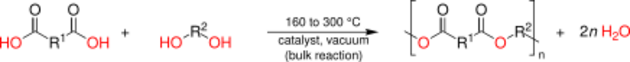 Polyester formation via direct esterification.svg