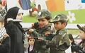 A knife in a play held in Gaza as part of the 'Palestine Festival for Children and Education,' April 201.jpg