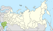 Map of former North Caucasus Military District (okrug)
