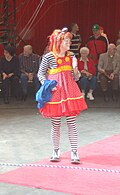 Female clown in 2007