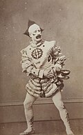 Portrait of Englishman Harry Payne, a clown, between 1863 and 1867