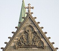 Gablete en la catedral de Nidaros, en Noruega.