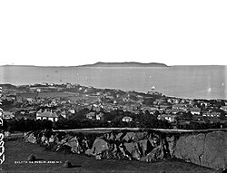A view from Dalkey quarry photographed by Robert French (c. 1890s)