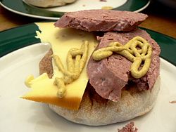 Braunschweiger, streichfähige Leberwurst in Cleveland (Ohio), Vereinigte Staaten