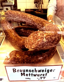 Braunschweiger Mettwurst in Braunschweig