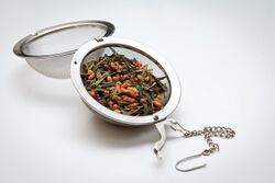 Genmaicha Tea in Infuser.jpg