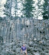 Columnar Jointing in Yellowstone National Park.
