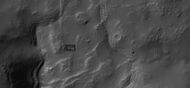 Close-up of depression on crater floor, as seen by HiRISE under HiWish program.
