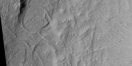 Close view of curved ridges, as seen by HiRISE under HiWish program Note: this is an enlargement of previous image.