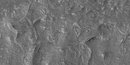 Mostly curved ridges Picture taken with HiRISE under HiWish program