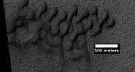 Dunes, as seen by HiRISE under HiWish program