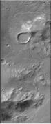 The Ausonia Montes in Mare Tyrrhenum as seen by CTX.