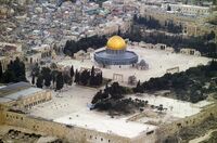 Islam's third holiest site, Al-Aqsa compound in Jerusalem, including its Qibli Mosque and Dome of the Rock
