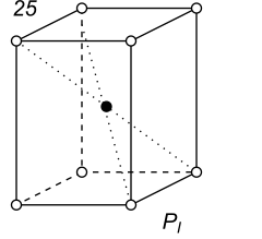 Black-white (antisymmetric) 3D Bravais Lattice number 25 (Tetragonal system)