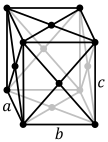 Orthohombic, face-centered