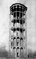 The 69 meters tall Bagh-e Shah Tower, completed in 1882.