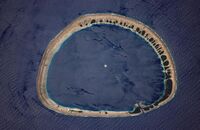 Nukuoro from space. Courtesy NASA