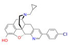 Chemical structure of 4-chlorophenylpyridomorphinan
