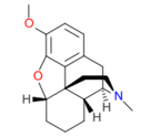 Chemical structure of dihydrodesoxycodeine.