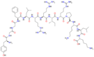 Chemical structure of dynorphin A.