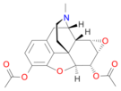 Chemical structure of heroin-7,8-oxide.
