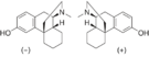 Chemical structure of morphanol.