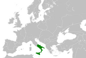 The Kingdom of Sicily in 1190.