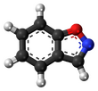 Ball-and-stick molecular model