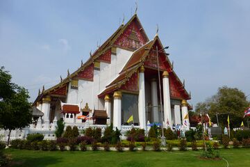 Wihan Phra Mongkhon Bopit, one of King Borommakot's major construction projects that drastically transformed the 18th century Ayutthaya skyline