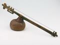 Belgian Congo 20th century. Stick zither, gourd resonator, heterochord.