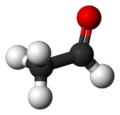 Three-dimensional structure of acetaldehyde