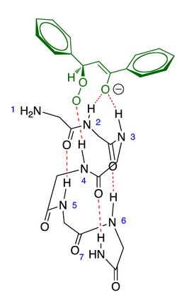 Poly-leucine α-Helix Active Site Structure in the Juliá–Colonna Epoxidation