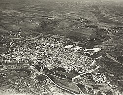Aerial view of Jerusalem, 1918