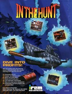 In the Hunt arcade flyer.jpg