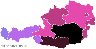 Covid-19 - Austria Death toll per million.svg