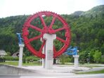 Pelton wheel turbine in Jesenice.jpg