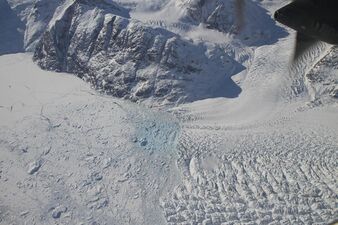 Ice mélange on Greenland's western coast, 2012