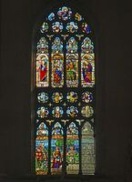 Renaissance window in the church of SS Giovanni and Paolo, Venice (16th century)