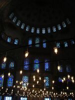 Interior of the Blue Mosque, Istanbul