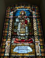 The Stained Glass of Saint Sava, Serbian Orthodox Church of the Ascension of the Lord in Subotica